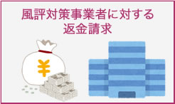 風評対策事業者に対する返金請求